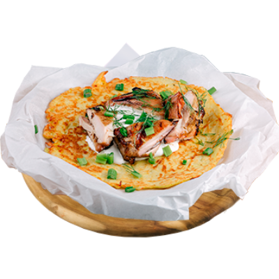 Дерун с цыпленком 