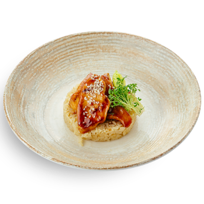 Куриное филе в соусе терияки с рисом