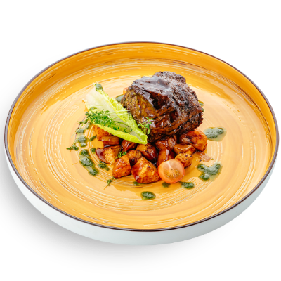 Говяжий стейк с бататом