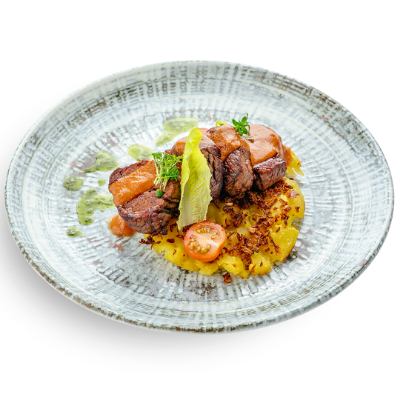 Пряная свинина с картофелем