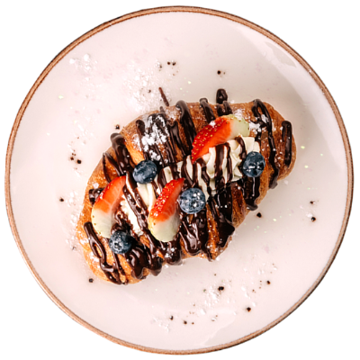 Круассан ягодный микс с шоколадом