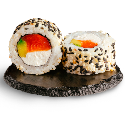 Ролл Калифорния в кунжуте