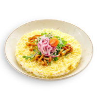 Салат с копченым цыпленком