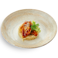 Куриное филе в соусе терияки с рисом