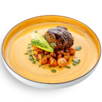 Говяжий стейк с бататом