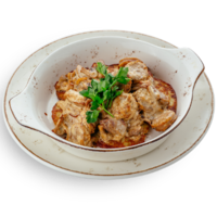 Мачанка со свининой и колбасками